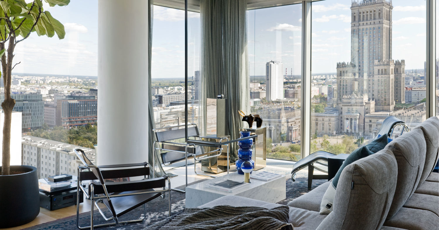 MC Architektura Wnętrz - Apartament Cosmopolitan Warszawa