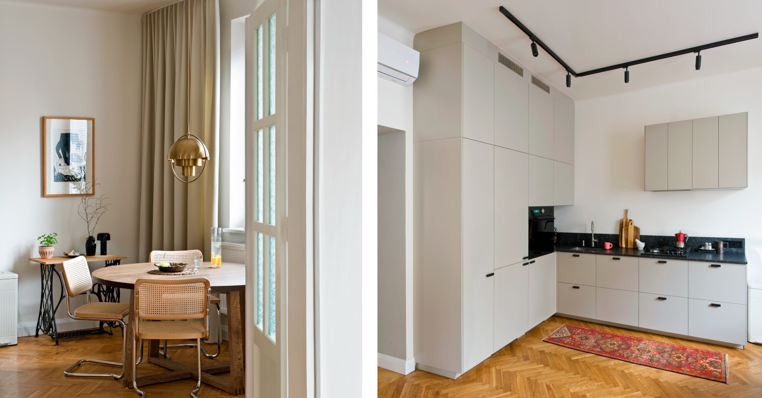 MC Architektura Wnętrz - Mieszkanie w krakowskiej kamienicy